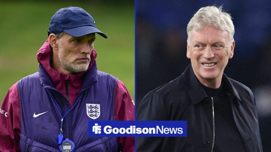 View: Tuchel spotted in talks with Moyes after Everton win vs Villa, one thing was surely on his mind