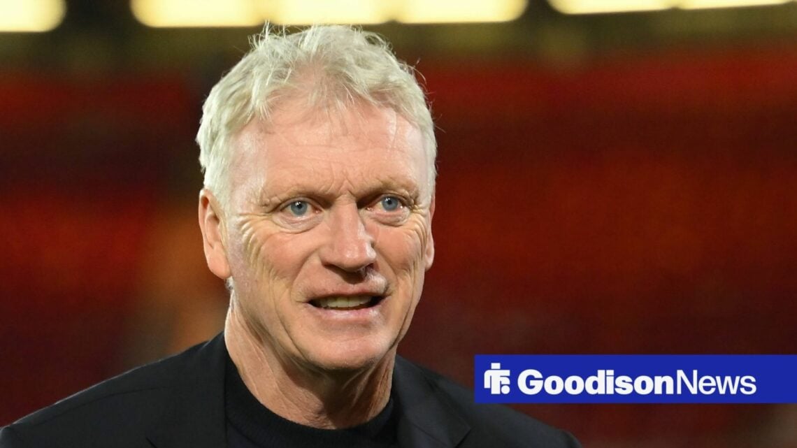 David Moyes is all smiles