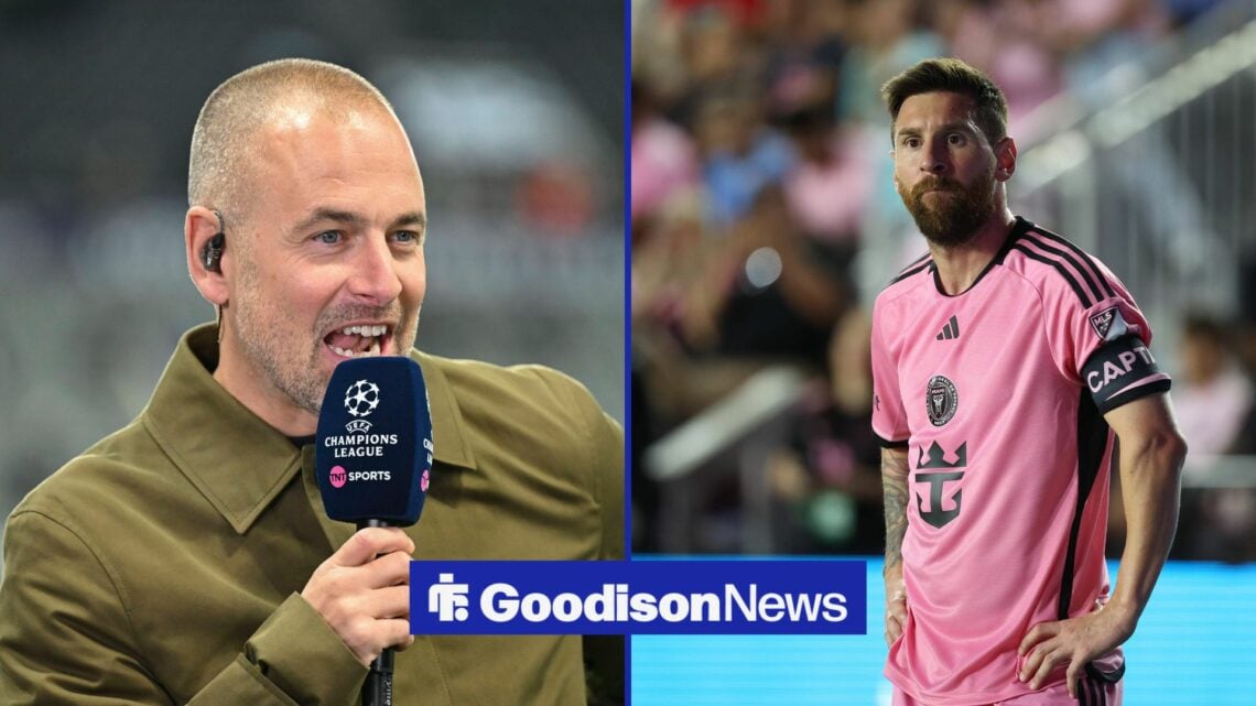 A split image of Joe Cole and Inter Miami's Lionel Messi