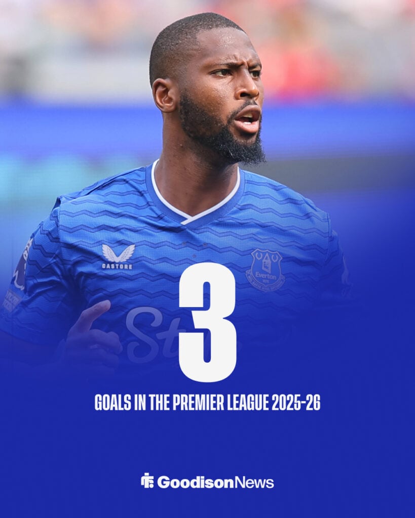 Everton striker Beto's Premier League goals in 2025-26