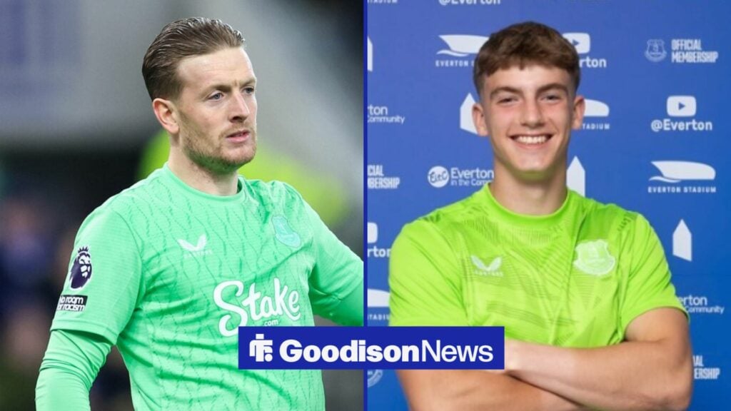 View: Everton U18 star shows Pickford how it is done after what happened vs West Ham