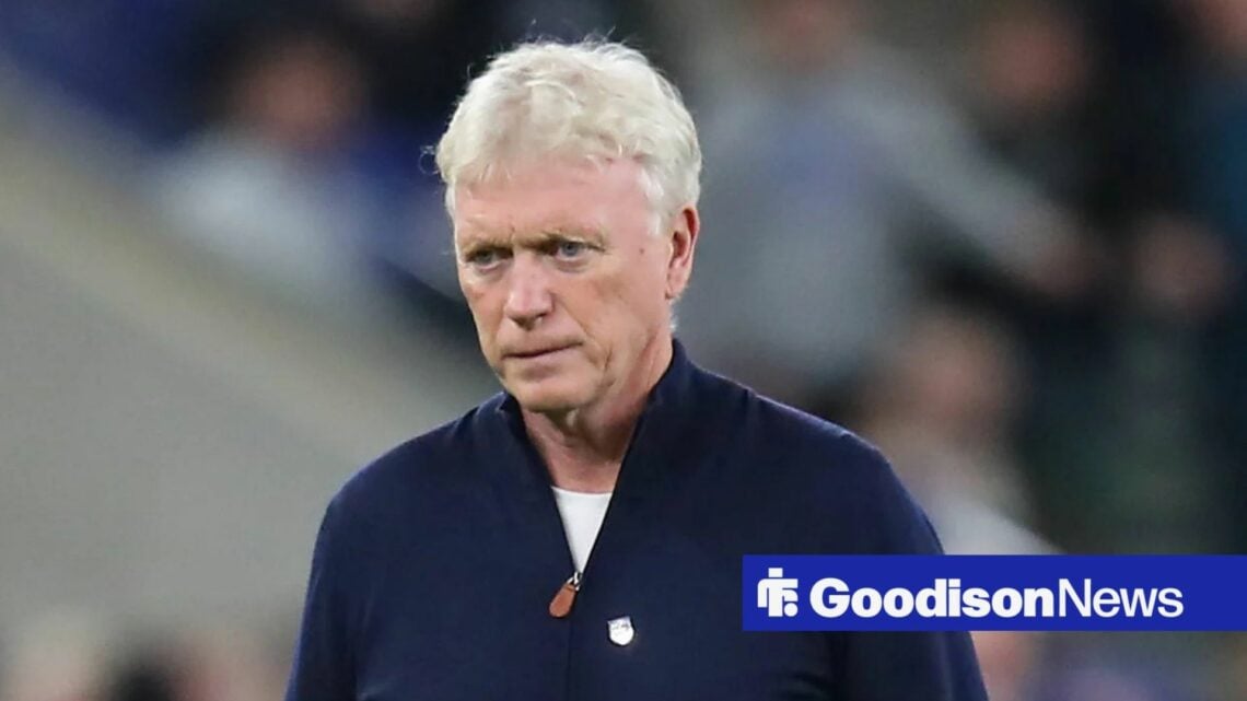 David Moyes on the touchline