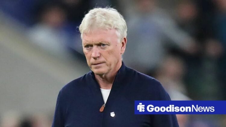 David Moyes on the touchline