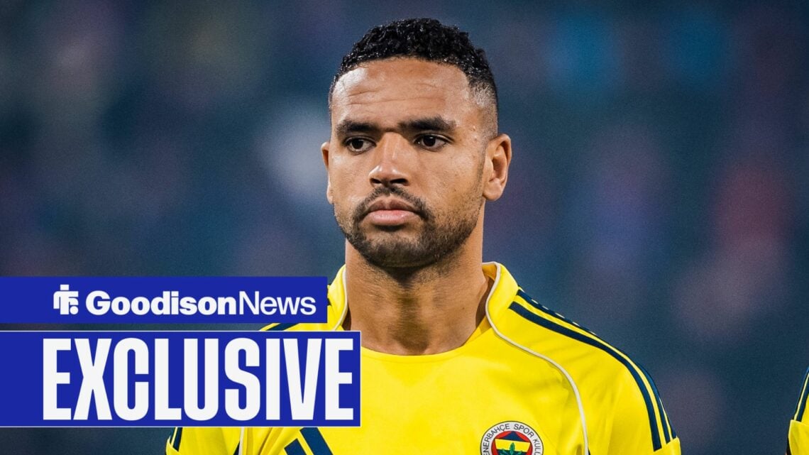 Everton target Youssef En-Nesyri in Fenerbahce gear.