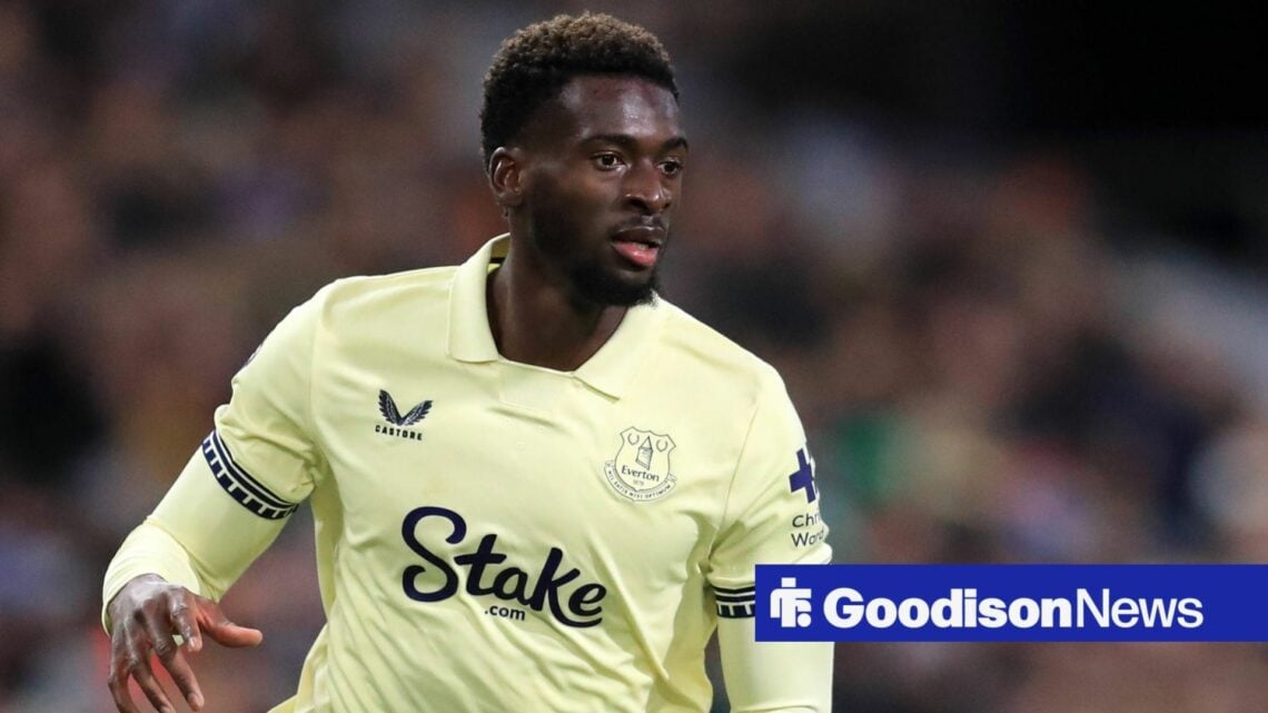 Premier League Football, Burnley versus Everton Tim Iroegbunam of Everton