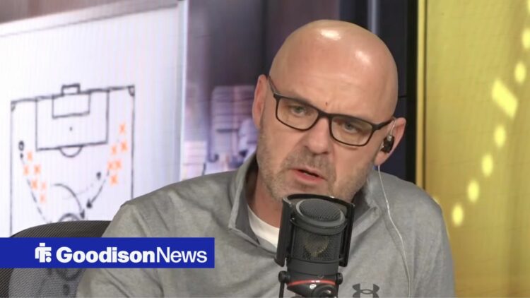 Danny Murphy looking to the left.