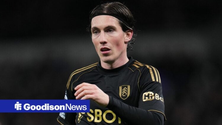 Harry Wilson of Fulham during the Premier League match Tottenham Hotspur vs Fulham at Tottenham Hotspur Stadium, London, United Kingdom