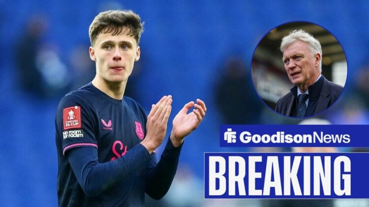 Harrison Armstrong with David Moyes circular inset