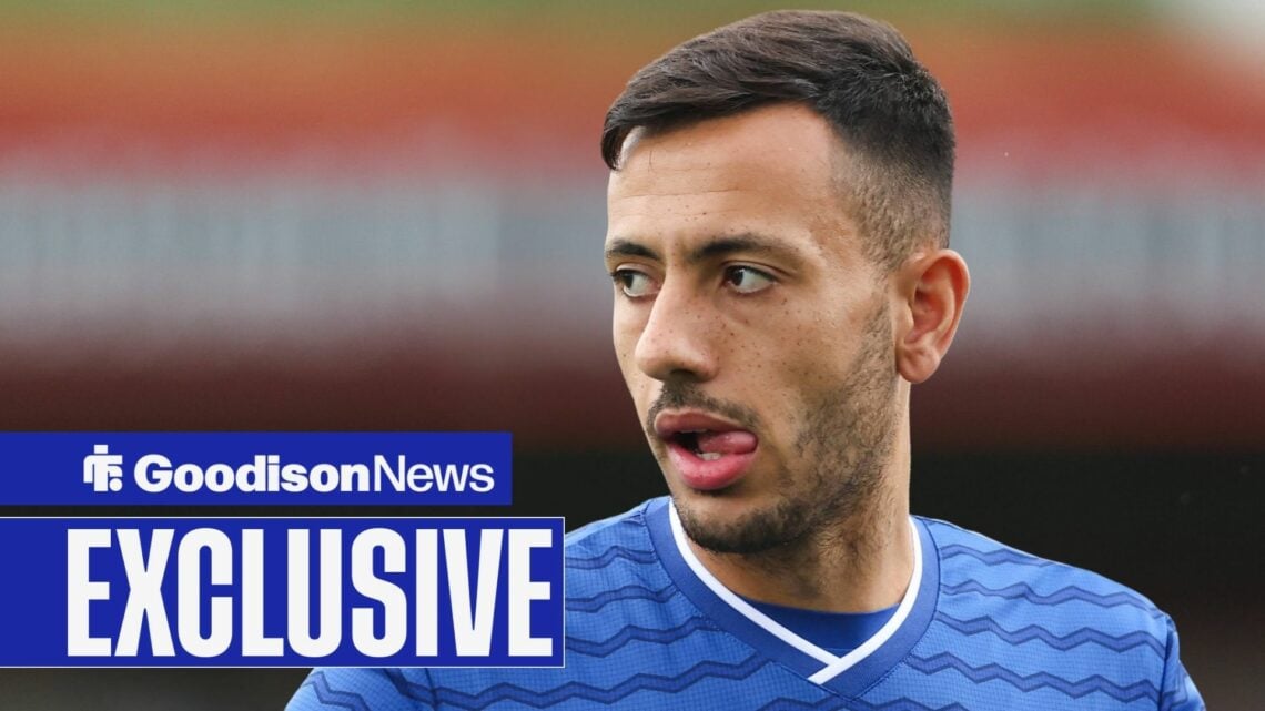 Dwight McNeil of Everton looks on during the Accrington Stanley vs Everton Pre Season Friendly match at the Wham Stadium, Accrington