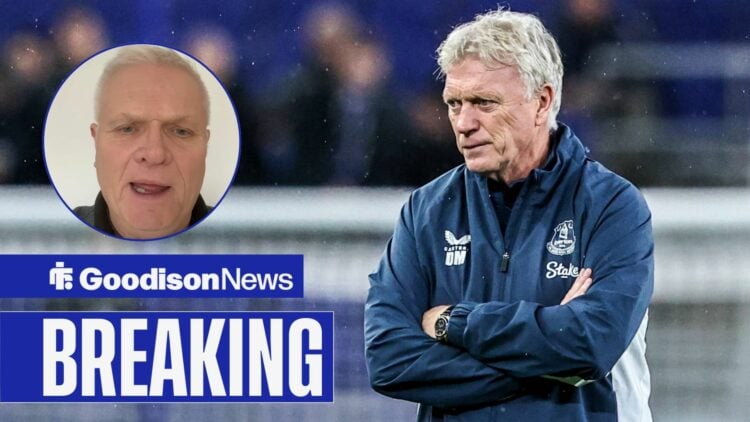 David Moyes and Alan Myers in circular inset