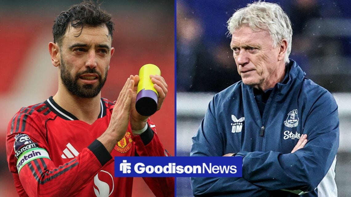 Premier League Everton v Newcastle United David Moyes manager of Everton in the pregame warmup session during the Premier League match Everton vs N...