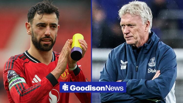 Premier League Everton v Newcastle United David Moyes manager of Everton in the pregame warmup session during the Premier League match Everton vs N...