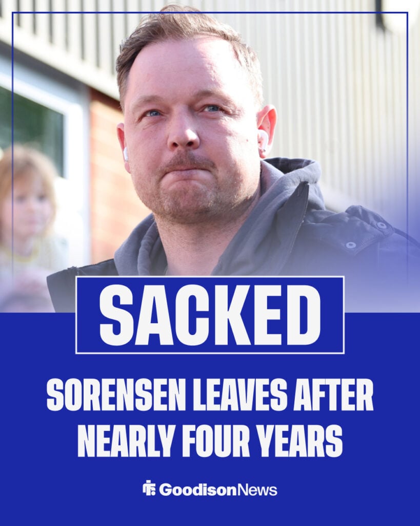 Brian Sorensen has been dismissed from his post with Everton Women.