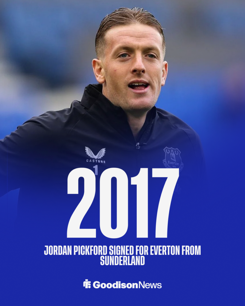 Jordan Pickford Everton stats 2