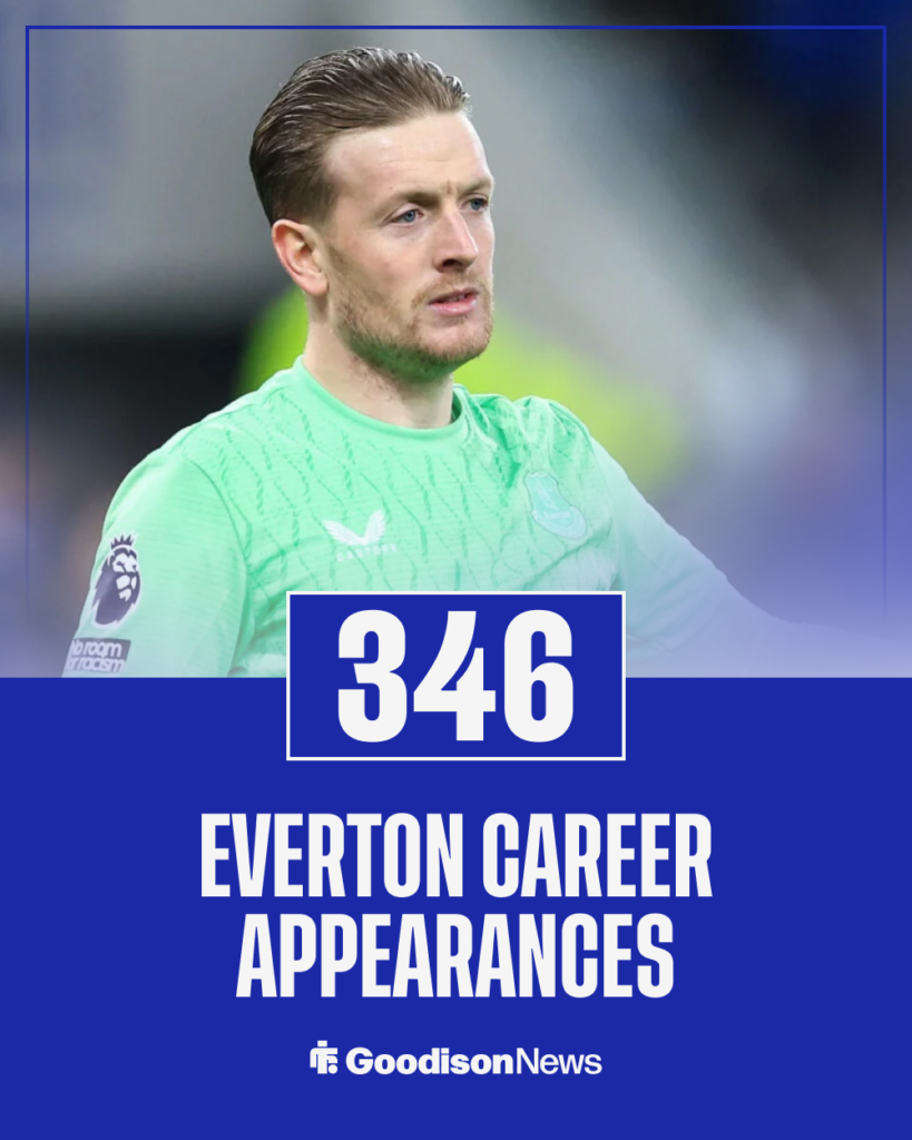 Jordan Pickford Everton stats