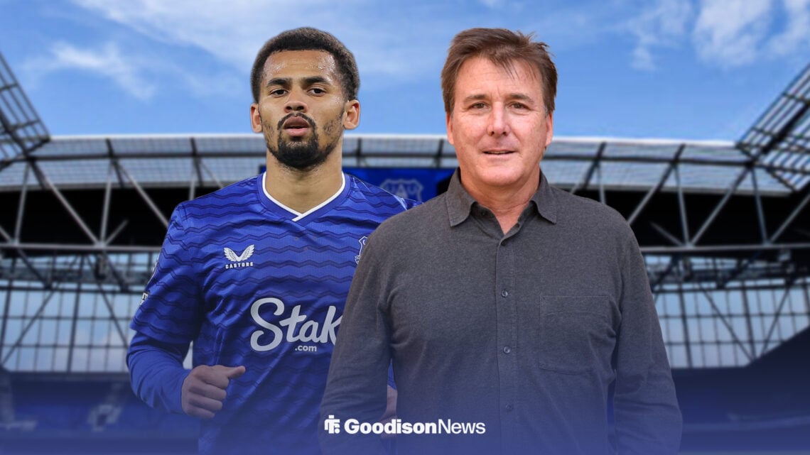 Iliman Ndiaye alongside Dan Friedkin in front of Hill Dickinson Stadium