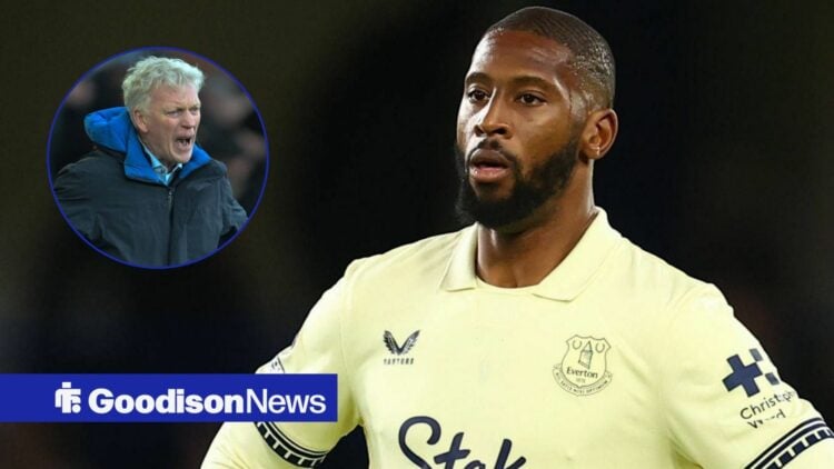 Beto alongside a circle inset of David Moyes.