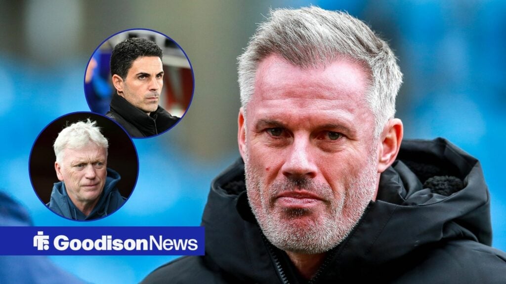 Jamie Carragher predicts narrow winner in Arsenal vs Everton showdown