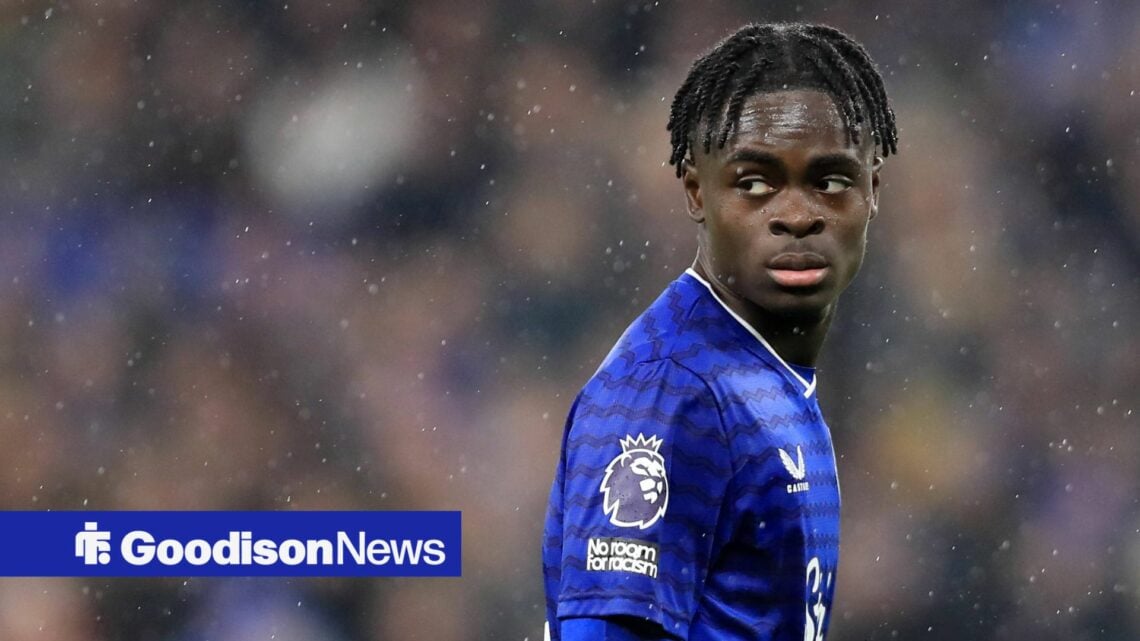 10th February 2026 Hill Dickinson Stadium, Liverpool, England Premier League Football, Everton versus AFC Bournemouth Tyrique George of Everton