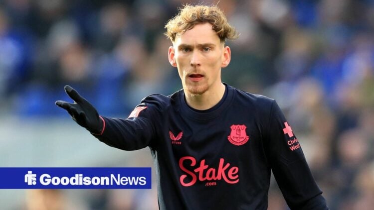 Hill Dickinson Stadium, Liverpool, England FA Cup Football, Everton versus Sunderland James Garner of Everton