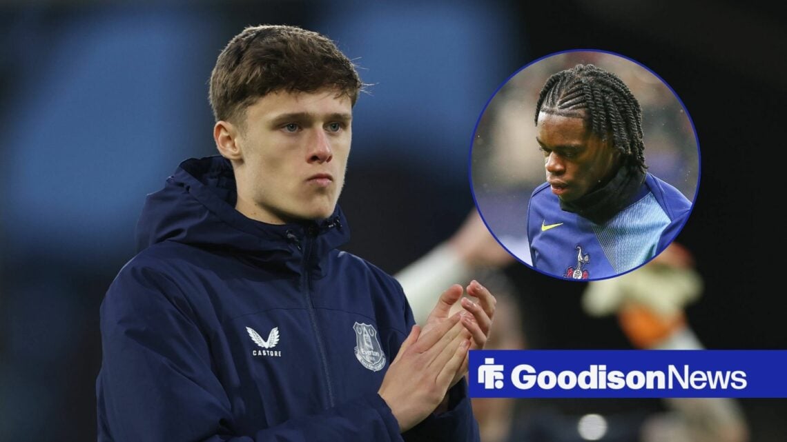 Harrison Armstrong claps as Callum Olusesi looks down (inset)