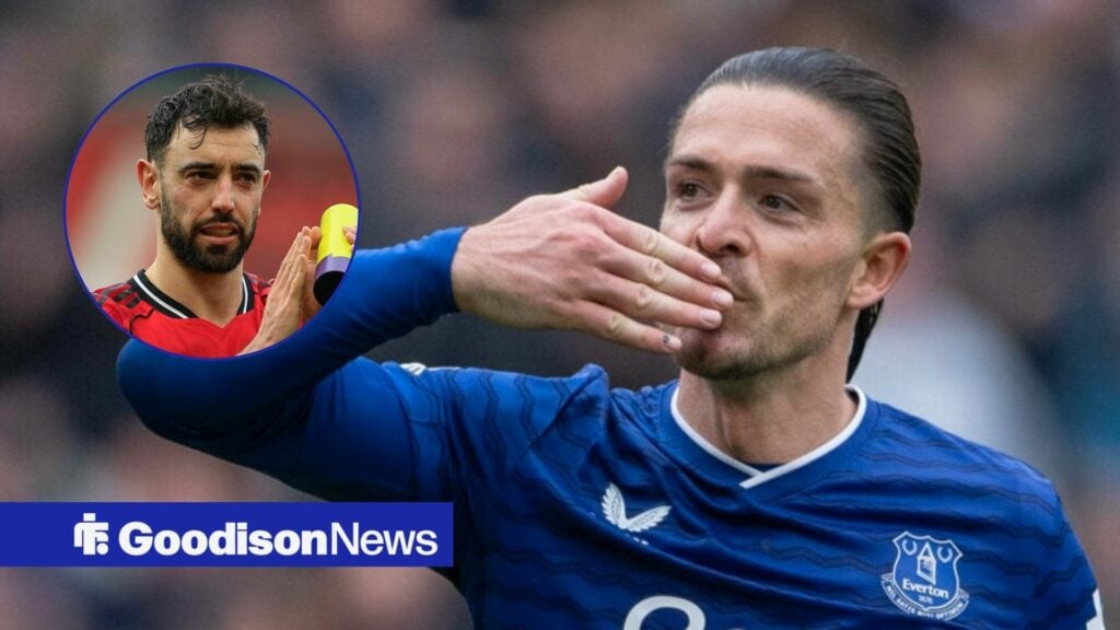 'Unbelievable' - Jack Grealish sends Bruno Fernandes message as Everton rehab continues