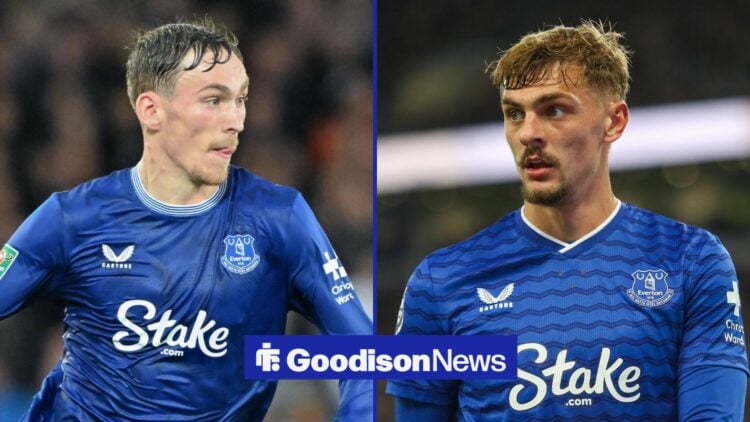 James Garner looking towards Kiernan Dewsbury-Hall