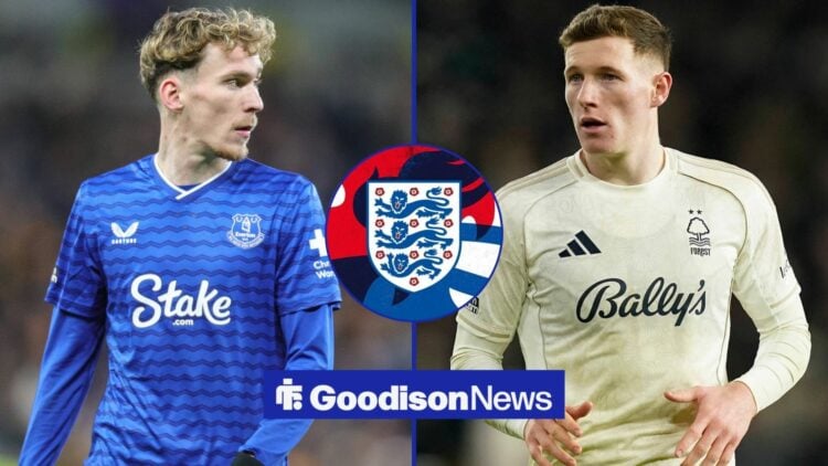 Premier League Everton v Wolverhampton Wanderers James Garner of Everton during the Premier League match Everton vs Wolverhampton Wanderers and Wol...