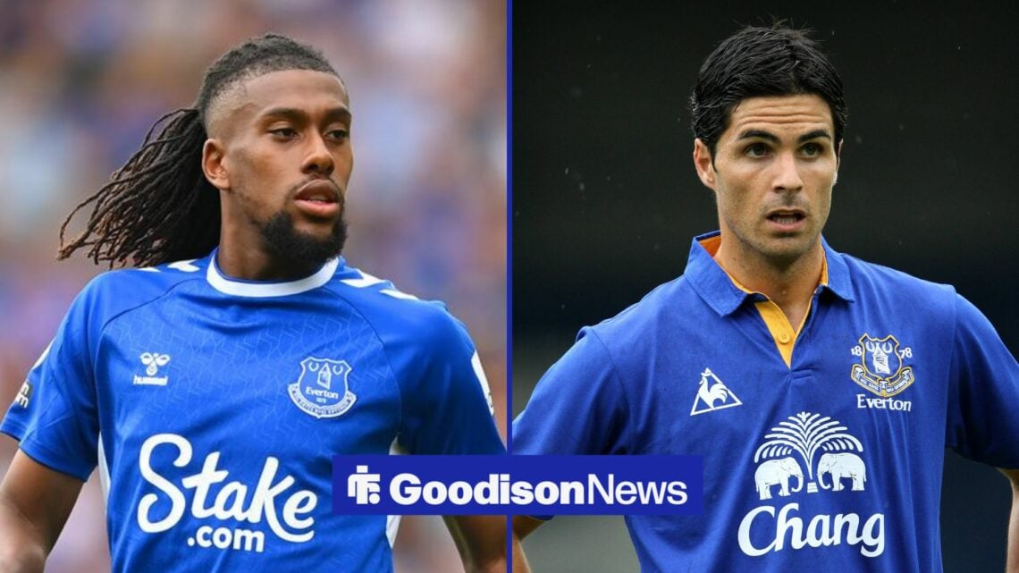 Alex Iwobi in action for Everton, Mikel Arteta in action Pre-Season Friendly Bury v Everton.