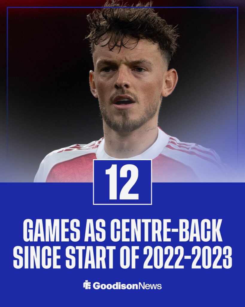 Ben White at centre-back