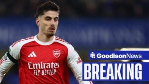 Kai Havertz in action for Arsenal