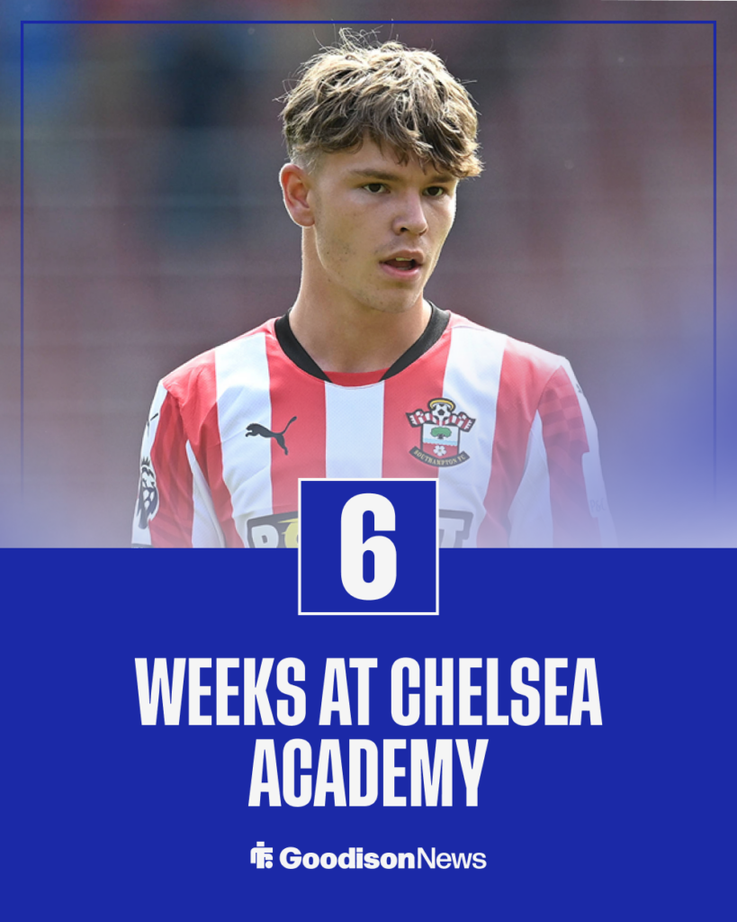 Everton Tyler Dibling Chelsea weeks