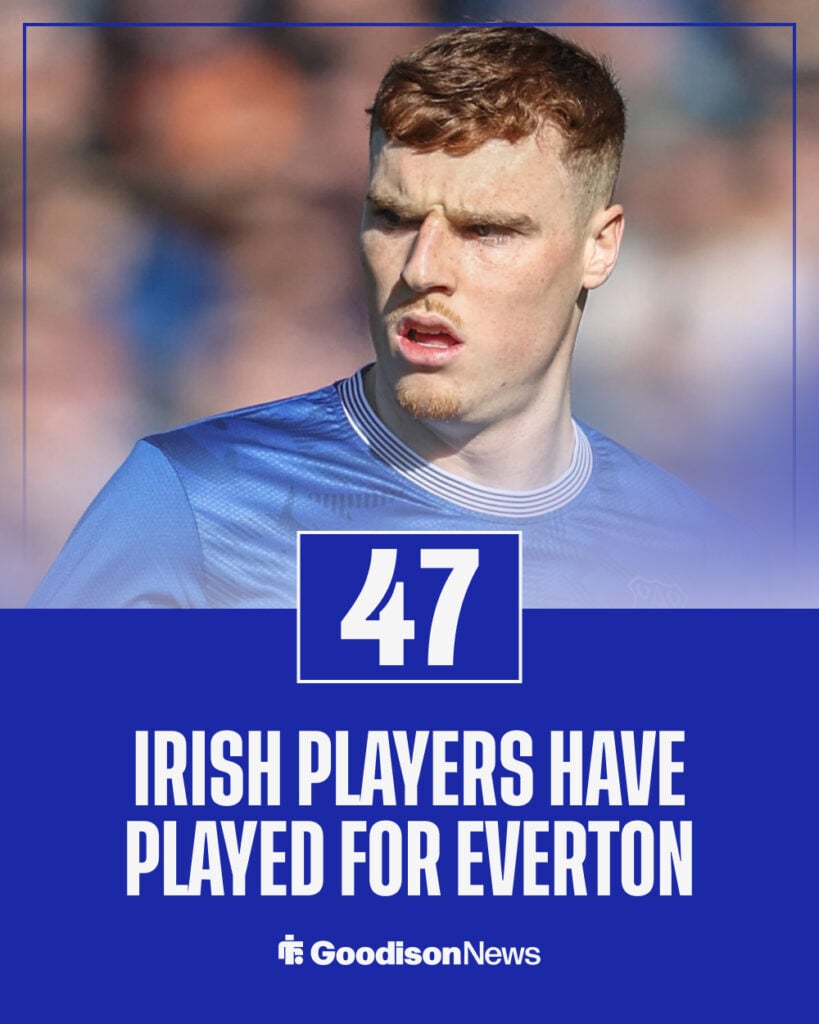Everton Irish players statistic