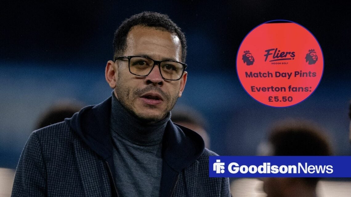 Liam Rosenior of Chelsea during the UEFA Champions League 2025/26 League Phase match between Chelsea FC and Pafos FC, Fliers promotion for Everton ...