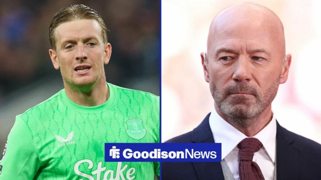 Alan Shearer reveals reaction to 'unbelievable' Pickford footage in Everton vs Newcastle