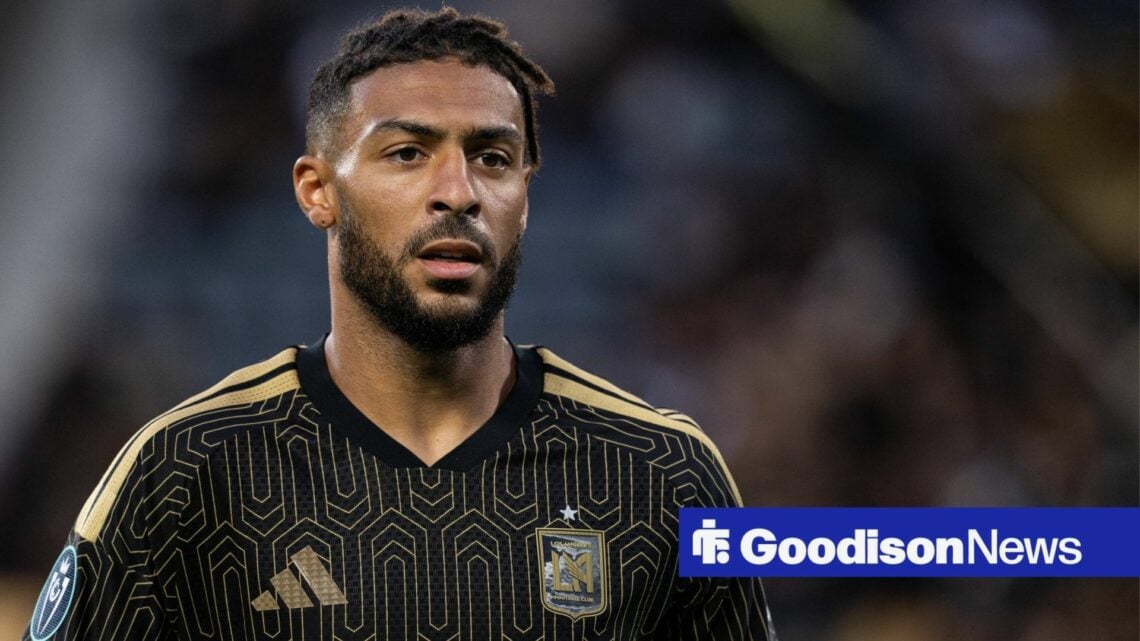 Denis Bouanga playing for LAFC