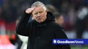 Sheffield, England, 6th December 2025. Chris Wilder manager of Sheffield United during the Sheffield United vs Stoke City Sky Bet Championship match at Bramall Lane