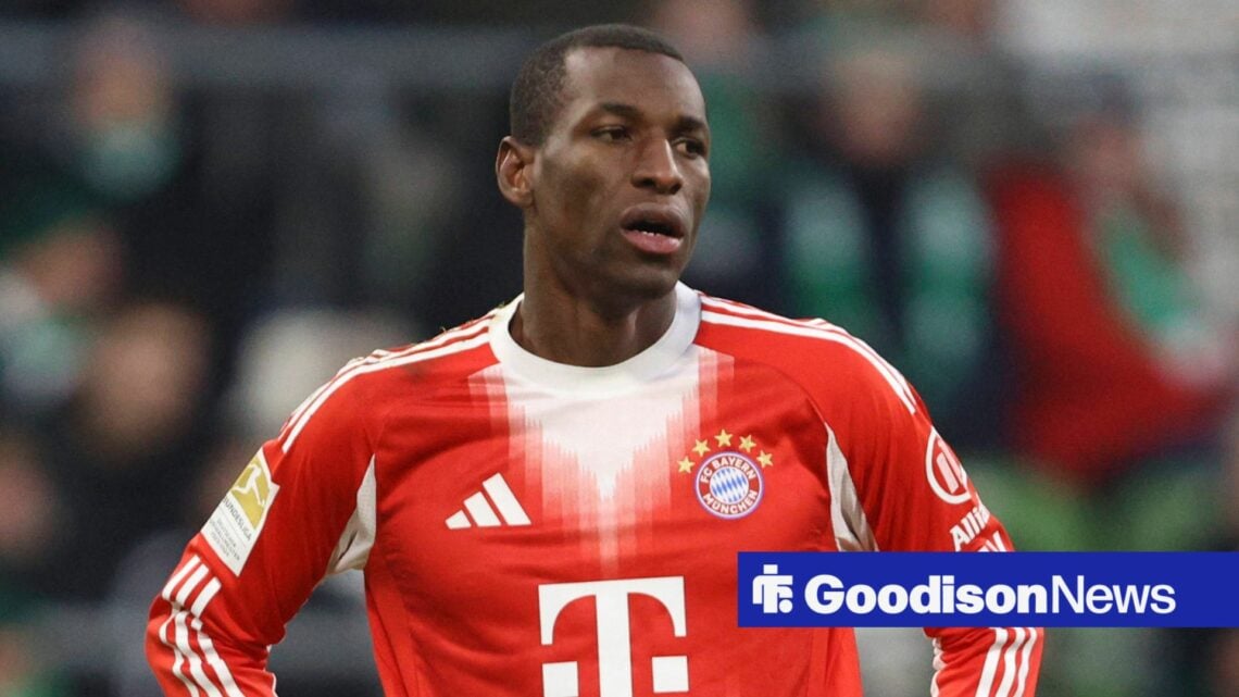 Nicolas Jackson in action for Bayern Munich