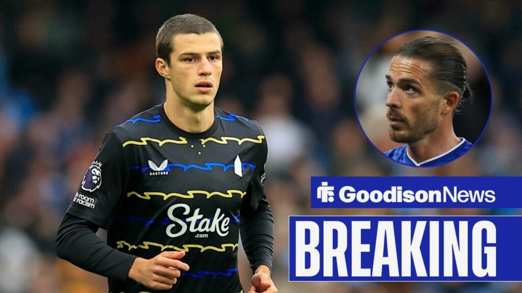 Grealish reacts as team-mate sends powerful Everton message on social media