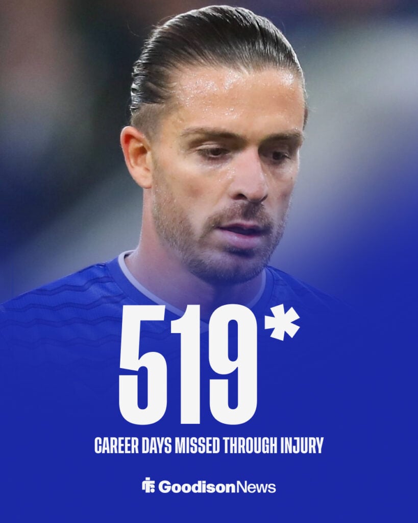 Everton Jack Grealish injury