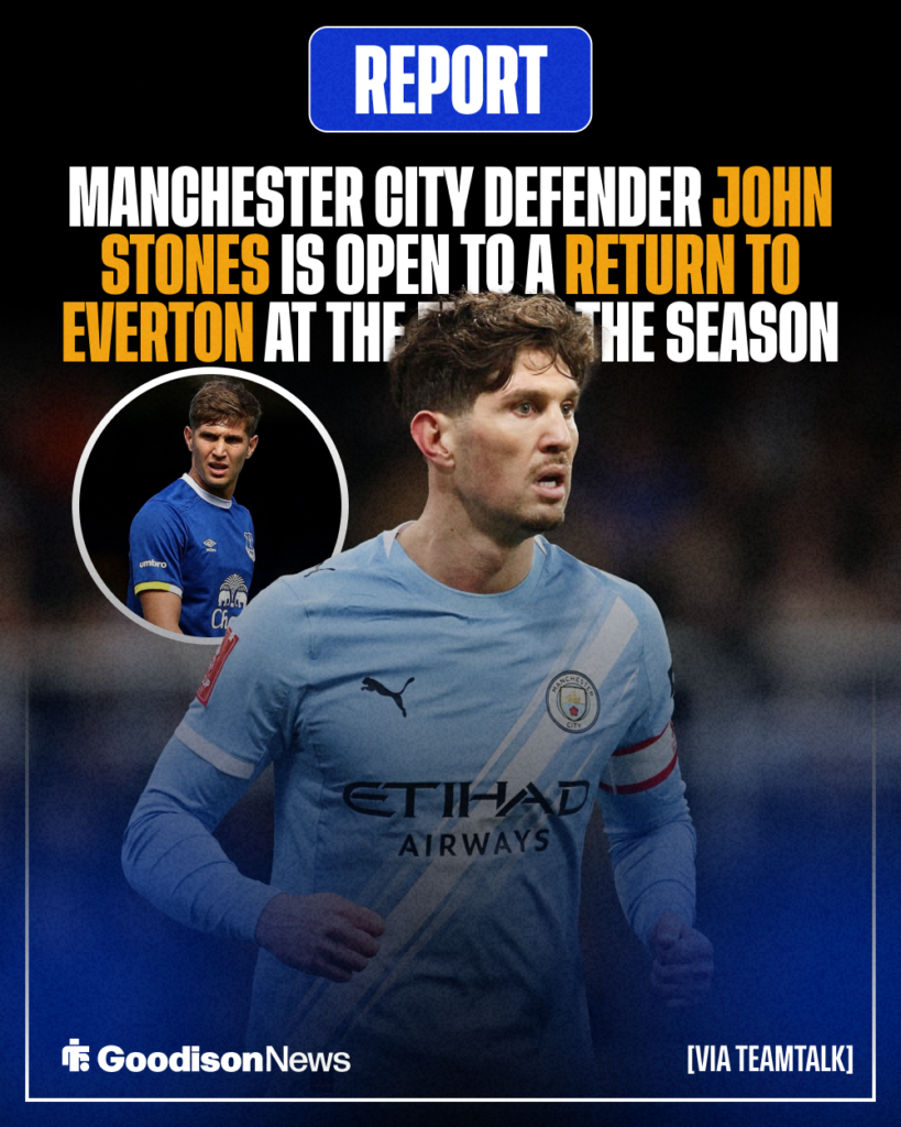 John Stones to Everton transfer report