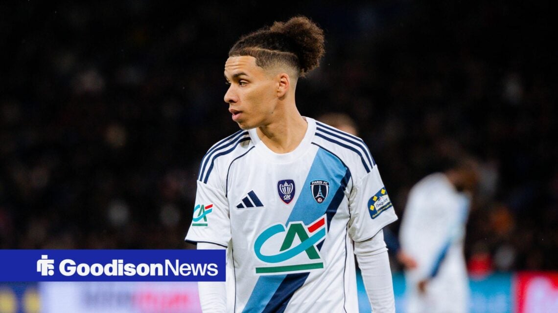 Ilan Kebbal of Paris FC during the French Cup - Round of 32 match between Paris Saint-Germain and Paris FC.