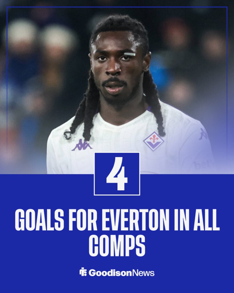 Moise Kean goals at Everton