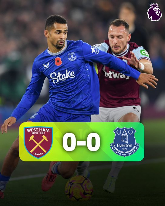 West Ham 0-0 Everton
