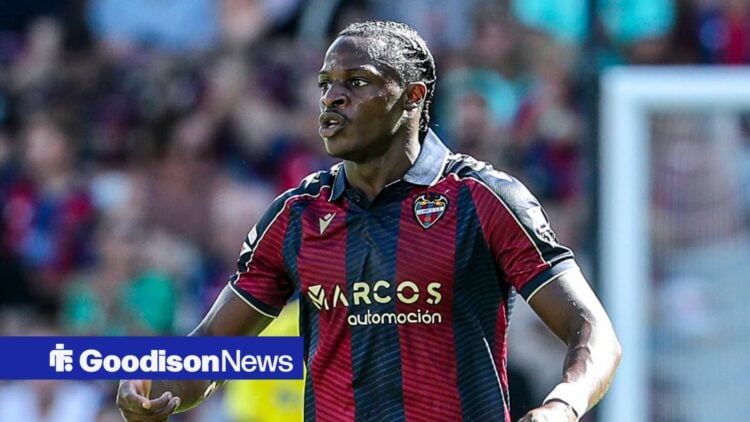 Karl Etta Eyong in action for Levante