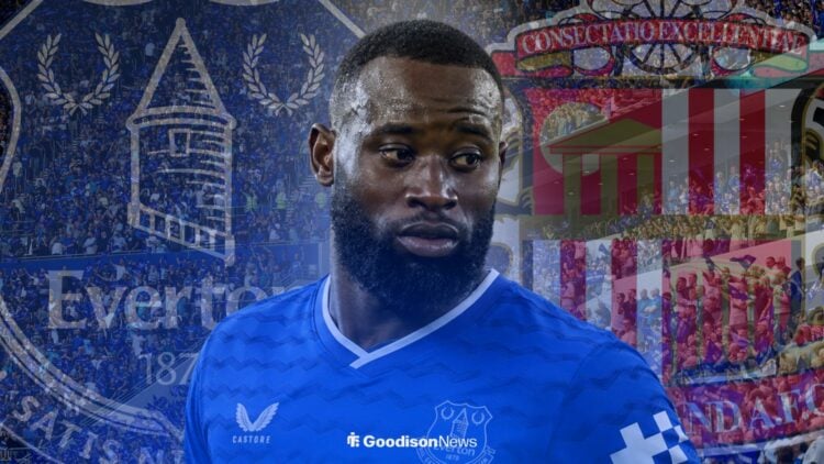 Lutsharel Geertruida in Everton shirt
