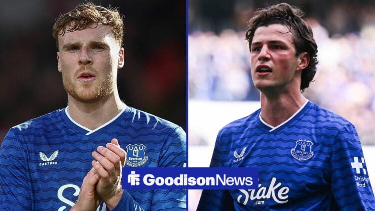 Brentford v Everton, Premier League Jake O Brien of Everton after the Brentford v Everton Premier League match at the Gtech Community Stadium, Lond...