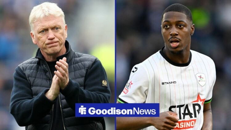Everton manager David Moyes looking at Roggerio Nyakossi for OH Leuven