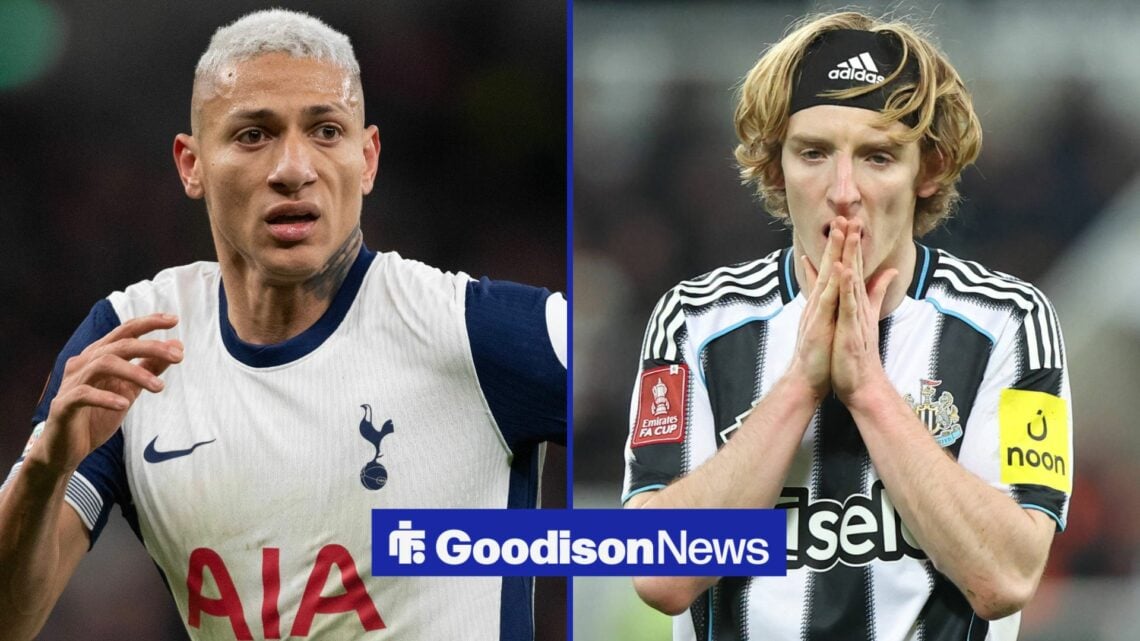 Tottenham Hotspur v IF Elfsborg - UEFA Europa League 2024/25 League Phase MD8 LONDON, ENGLAND - JANUARY 30: Richarlison of Tottenham Hotspur during...
