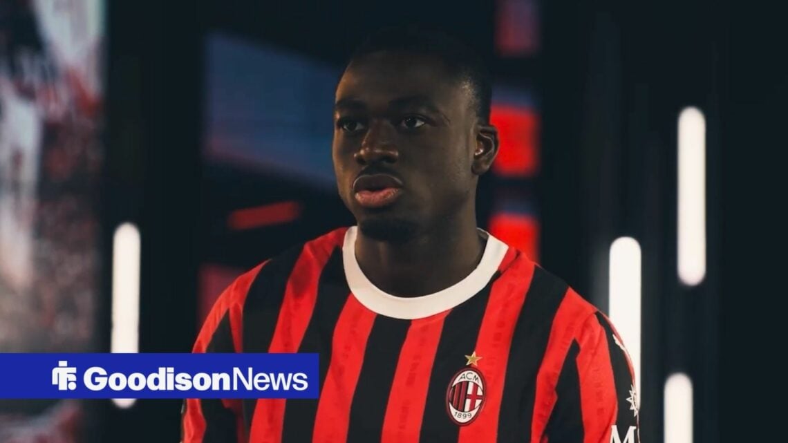 AC Milan midfielder Youssouf Fofana